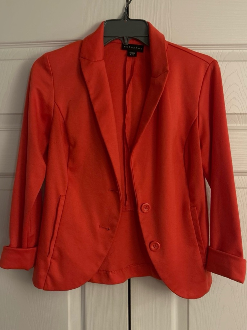 Metaphor Bright Red Tailored Blazer